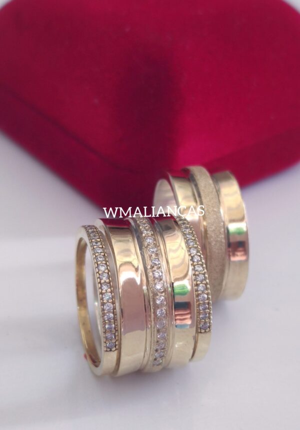 REF:10001AP ALIANÇAS 10MM